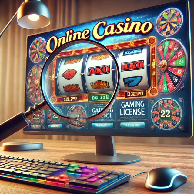 Bild på licenserad nätcasino
